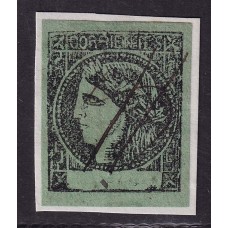ARGENTINA 1864 GJ 4 CORRIENTES ESTAMPILLA OBLITERADA A PLUMA ESTUPENDO EJEMPLAR U$ 45